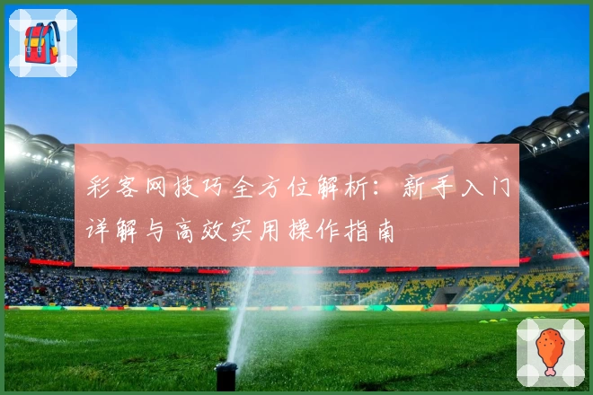 彩客网技巧全方位解析：新手入门详解与高效实用操作指南